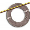 Doble cable Marron-Amarillo, 5 metros, Marca Busch, Ref: 1780.