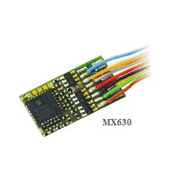 Decodificador serie MX630. Conector NEM652. Marca Zimo. Ref. MX630R.