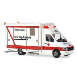 Ambulancia Sprinter Cruz Roja, Escala H0, Rietze, Ref: 61543