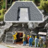 Entrada de tunel de mina, Marca Busch, Escala H0, Ref: 1472.