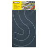 Curvas color asfalto, 2 unidades, 8 cm de ancho, Noch, Ref: 60701.