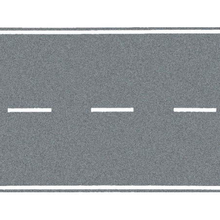 Carretera color gris, 1 metro por 6,6 cm de ancho, Noch, Ref: 60709.