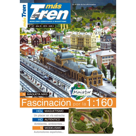Revista mensual másTren, Nº 107, Año XI, 2015.