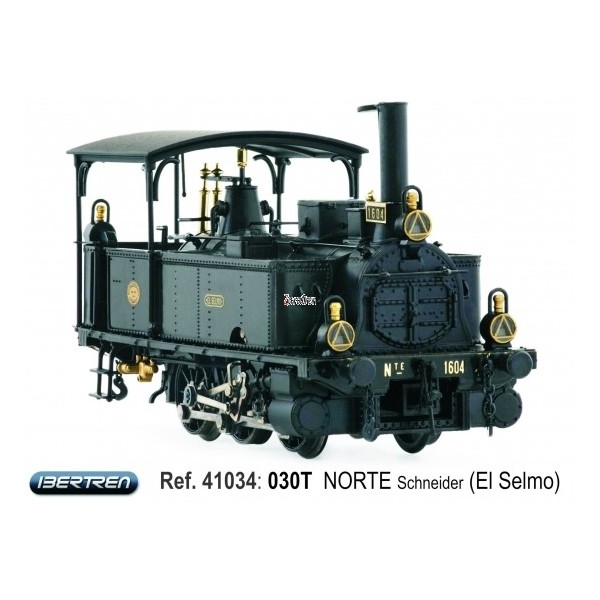 Novedad – Ibertren – Disponible Locomotora ( NORTE ) Matr. 1604 » El selmo «. Ref: 41034, Ibertren. Escala H0