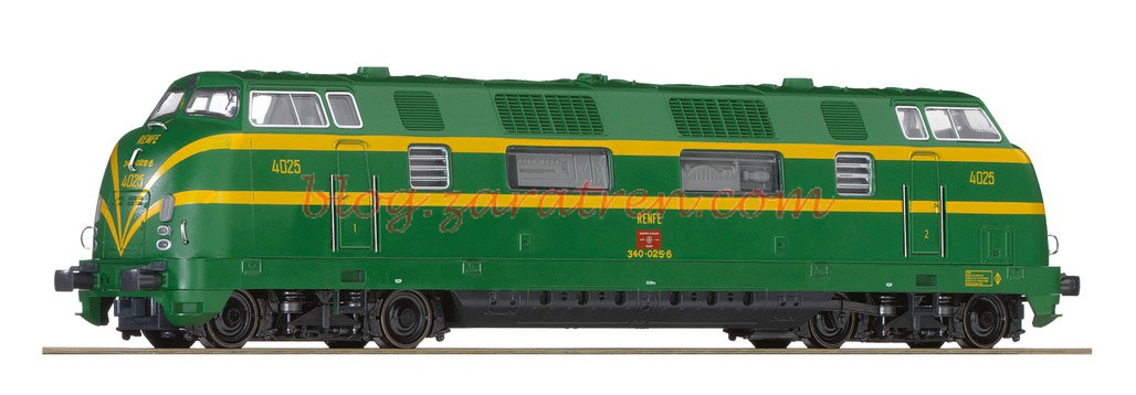 Roco – Locomotora 340 RENFE Digital con tres vagones siderúrgicos, escala H0, de set inicio. Ref: 51269.1.