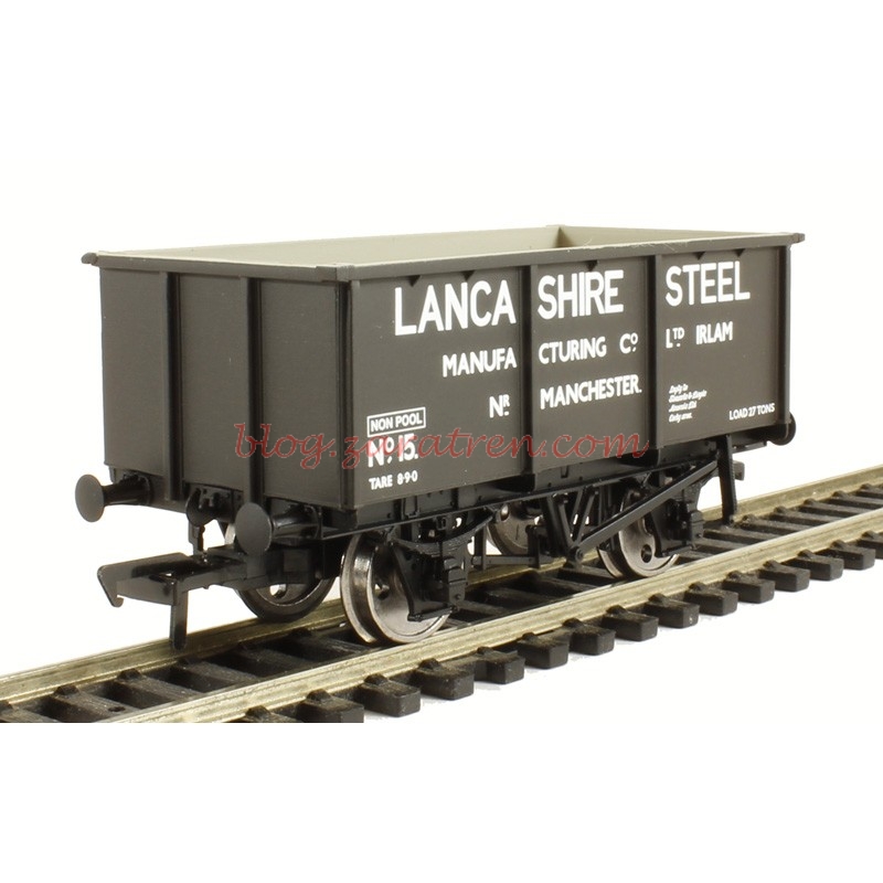 Branch Line – Plataforma Media:  Lancashire Steel Manufacturing Livery.Ref: 37-280,  – BP Bauxite Ref: 37-279 – Plataforma Baja : David Parsons & Son Ref: 37-066  – Farndon Livery  Ref: 37-064,   ESCALA 1:76