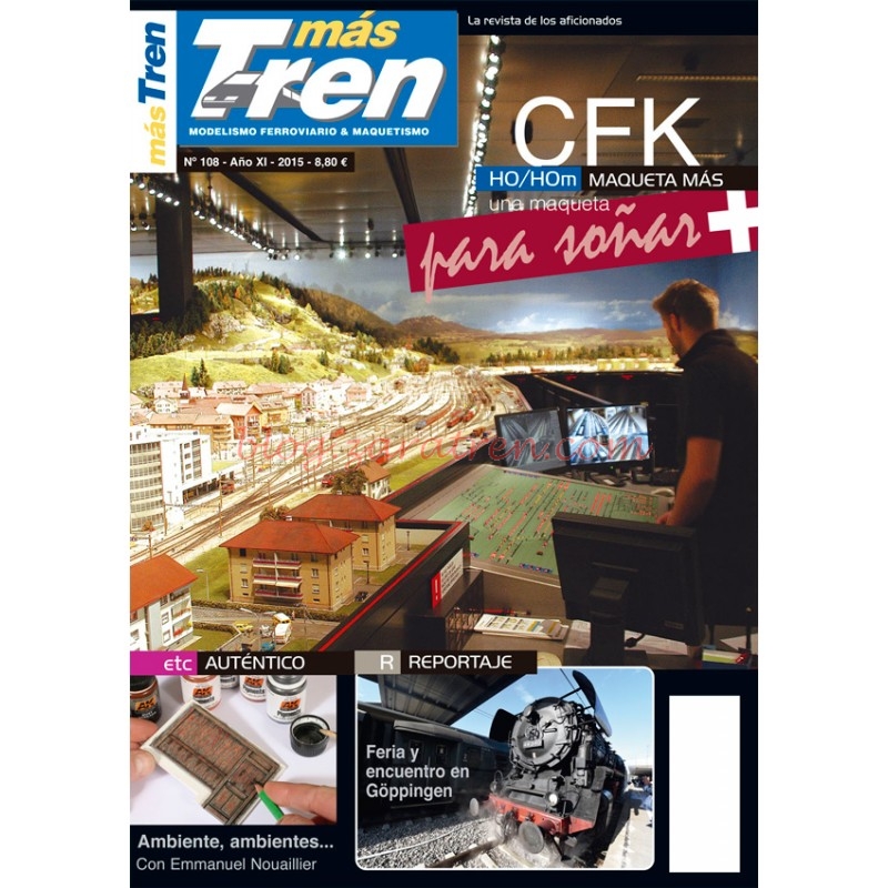 mástren – Revista mensual másTren, Numero 108, Año XI, 2015