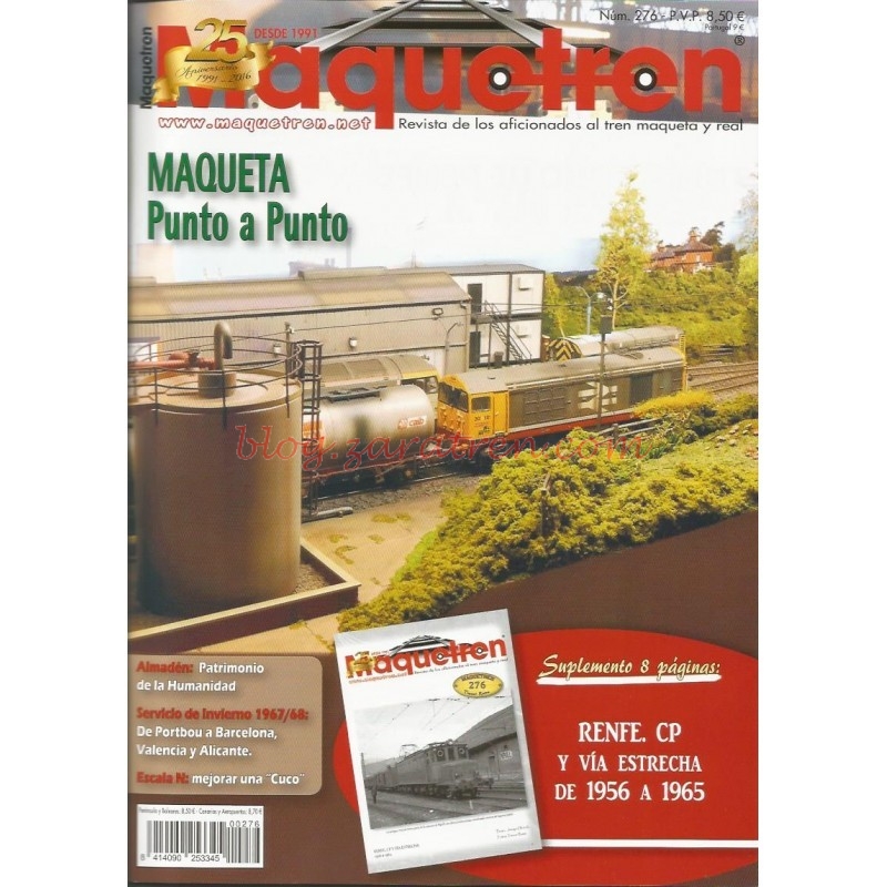 Maquetren – Revista mensual Maquetren, Número 276, 2016.