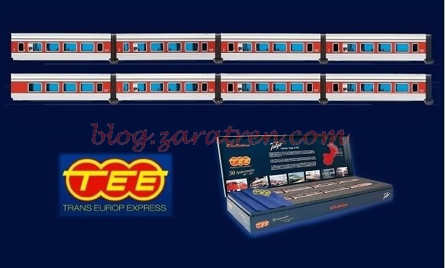 Electrotren – Tren Talgo III RD – Trans Europ Express. Ocho coches. Serie Limitada 2000 unidades, Número 1135 Ref: E3310, Escala H0