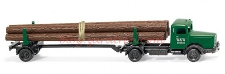 Wiking – Camión de Transporte de madera, Ref: 094702 – Escala N