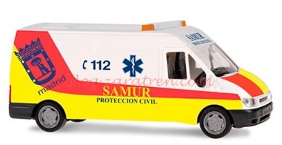 Rietze – Ford Transit SAMUR Protección Civil ( Madrid ).Ref: 51062. Escala H0