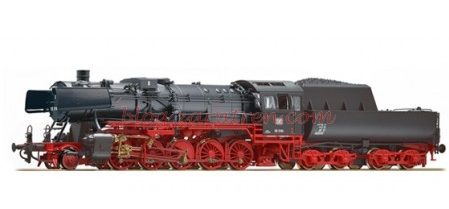 Roco – Locomotora de vapor DB BR 50, 3104, DB, ( Color Negro ), época III, Analógica, NEM Plux 16, luces blancas según sentido de marcha, Ref: 72170. Escala H0
