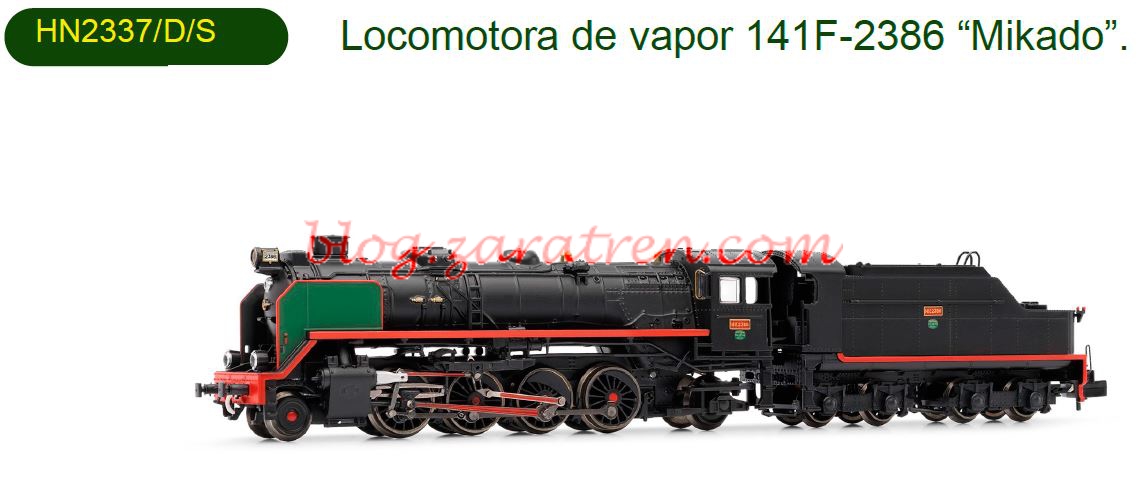 Arnold – Locomotora de vapor «Mikado», Ref: HN2237 /D/S y HN2238 /D/S , escala N