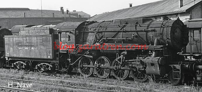 Roco – 72152  Locomotora de vapor S 160, USATC. «Zona de ocupación estadounidense en Austria».( S – 72153, AC – 78153) – Escala H0