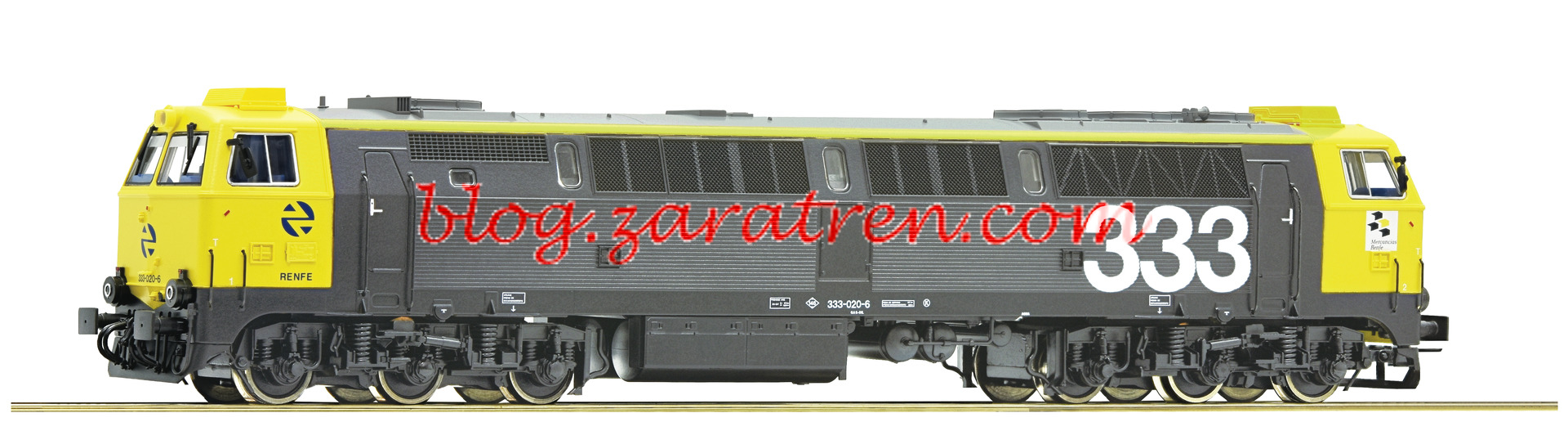 Roco – 72975 – Locomotora diésel D 333, RENFE  Analógica y 72976 – Locomotora diésel D 333, RENFE Digital con Sonido – Escala H0