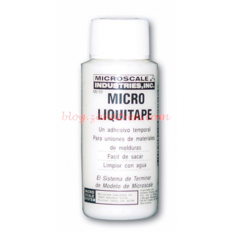 Microscale – Micro liquitape, Adhesivo reversible, MI-10. Adhesivo transparente, Ref: 64010.