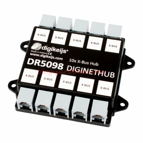 Digikeijs – Modulo para conexionado de 10 salidas auxiliares X-Bus, Ref: DR5098.