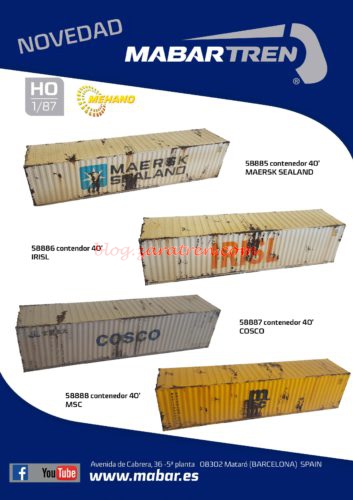 Mabar -Contenedores H0 - Zaratren.com