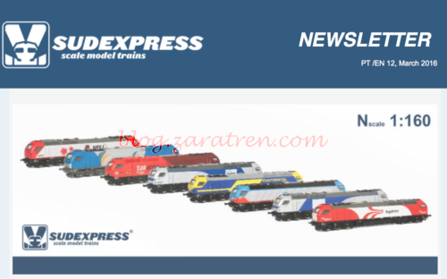 Sudexpress - Escala N - Vossloh Euro 4000 - zaratren.com