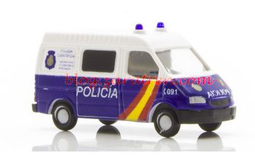 Rietze – Furgoneta Ford Transit, Policia Nacional, Escala N, Ref: 16977