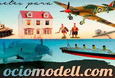ociomodell.com - Todo lo que necesita para el modelismo. Plástico, decoración, pinturas, barcos, aviones, figuras, etc..