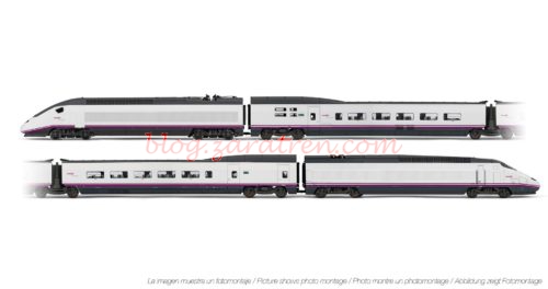 Electrotren (H0 1:87) E3522/E3522D/E3522S/E3523/E3523S - Tren Euromed S-101.RENFE Operadora - blog.zaratren.com