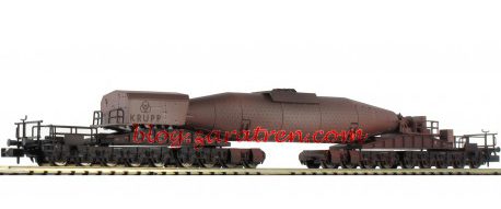 Minitrix - Torpedo para el transporte de metal caliente, Época IV, Escala N, envejecido, Ref: 15553