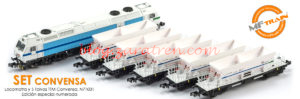 SET Locomotora y 5 Tolvas TTM de Convensa N71001 - Mftrain - Zaratren.com