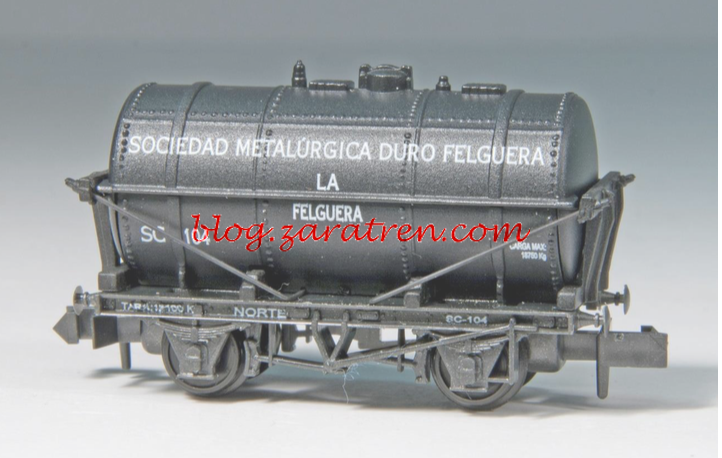 Peco – Cisterna «Sociedad Metalúrgica Duro Felguera» SC101 – NRP-907B y NRP-907C, Escala N