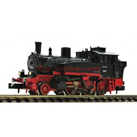 Fleischmann – Locomotora de Vapor Deutsche bundesbahn 91.3-18, DB, Época III, analógica, Escala N, Ref: 703301.
