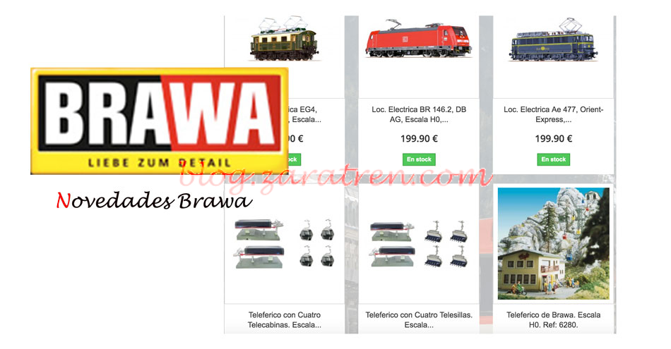 Brawa – Novedades Brawa en Material rodante y decoración