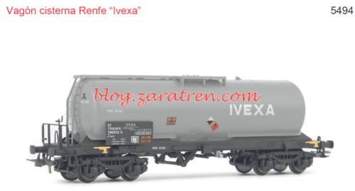 E5494 - RENFE, 4-axle tank wagon, IVEXA