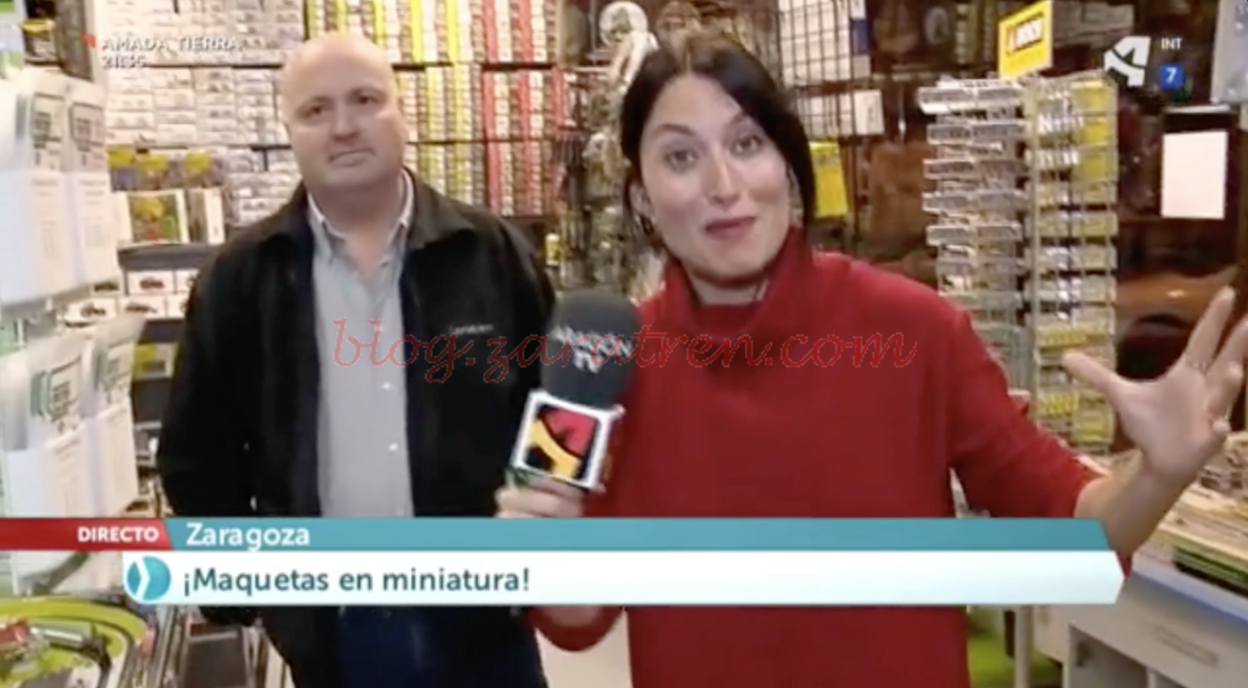Zaratren.com – Reportaje de Aragón Televisión sobre Zaratren.com y Ociomodell.com realizado el día 25 de Enero de 2018