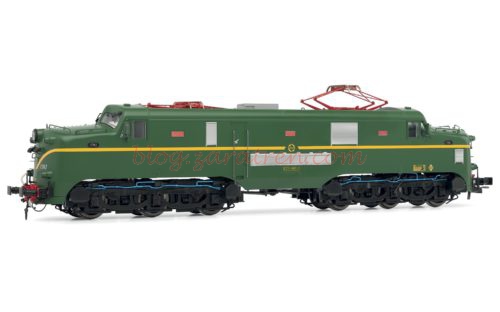 Electrotren (H0 1:87) Electric locomotive RENFE 277.047 (green and yellow) DC E2763