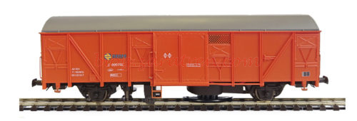 81805 - Mabar - Fotografías en detalle de los vagones de mercancías tipo J - Gbs escala HO, en versión limpiavías y standard.