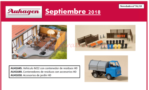 Auhagen - Novedades septiembre 2018