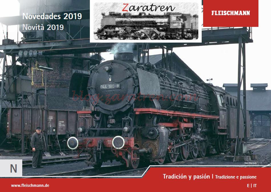 Fleischmann – Novedad, Catálogo 2019, Escala N, en ESPAÑOL