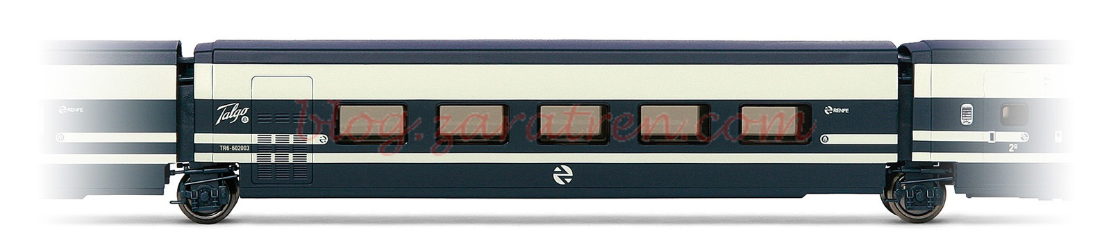 Electrotren – Coche complementario Talgo Pendular, RENFE, Restaurante, Escala H0, Ref: E3283.