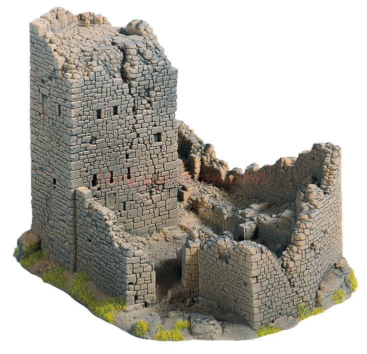 Noch – Castillo en ruinas, muy detallado, Escala H0, Ref: 58600.
