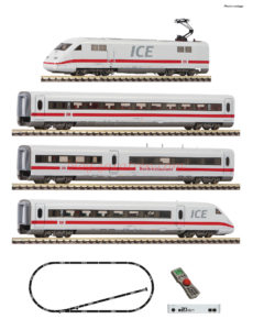 Fleischmann - Set de Inic. Digital, ICE 2 Alta Velocidad, Escala N, Ref: 931884.