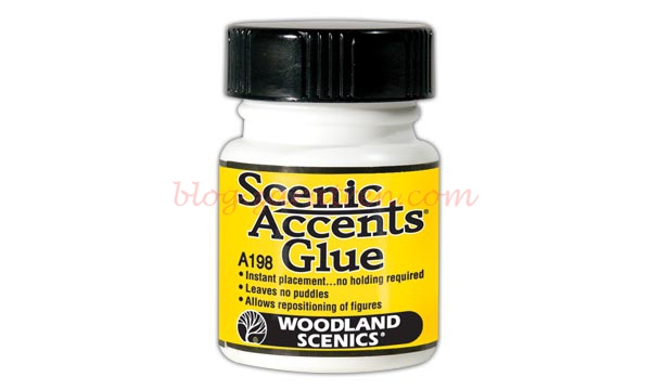 Woodland Scenics – Scenic Accent Glue, pegado de muñecos, Ref: A198.