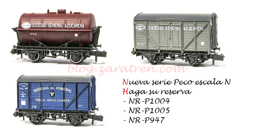 Peco – Nueva serie de vagones de epoca de la marca Peco escala N.