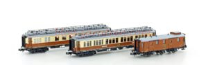 Hobbytrain - Set 2, CIWL Simplon-Express, 3 unidades, Epoca I, Escala N, Ref: H22103.