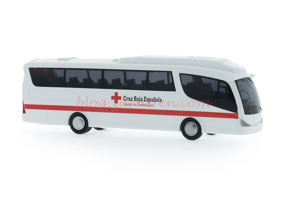 Rietze – Autobus Scania PB, Cruz Roja. Escala H0, Ref: 64427.