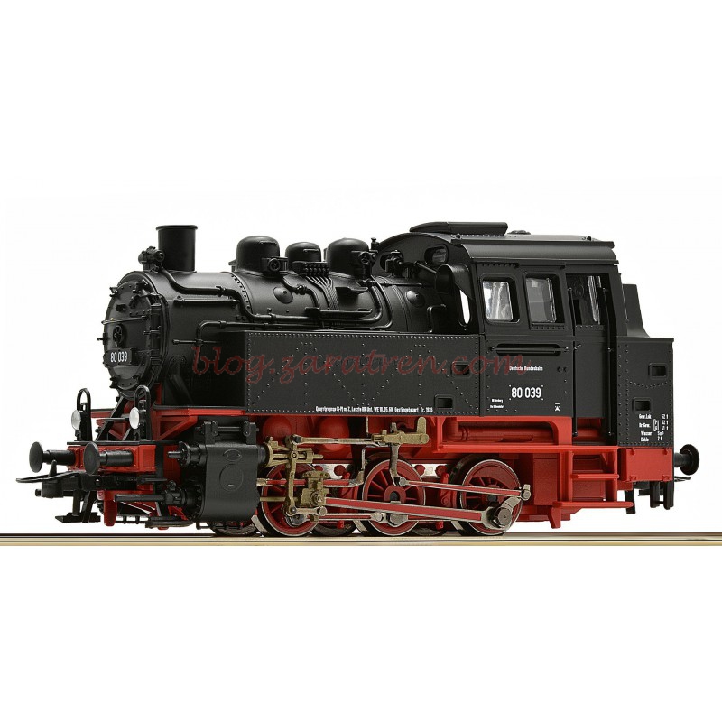 Roco – Locomotora de Vapor BR80. Analogico/Digital, Escala H0, Ref: 51159M.