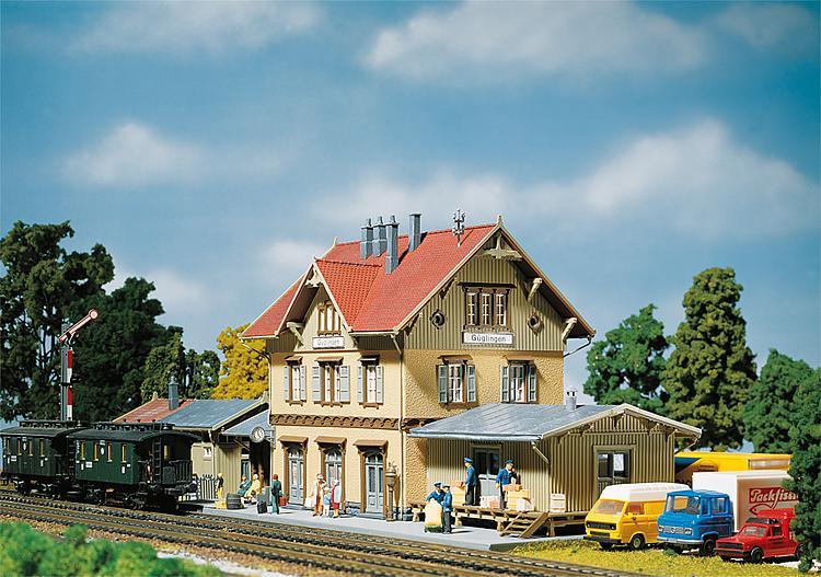 Faller – Estación de Guglingen, Epoca I, Escala H0, Ref: 110107.