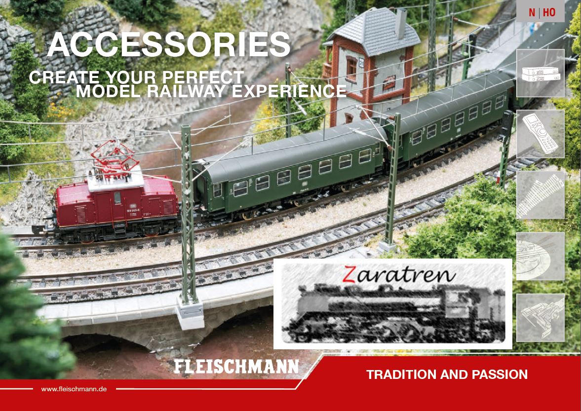 Fleischmann – Catálogo accesorios 2019, escala N
