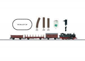 Trix - Set de iniciación tren Mercancias, loco Vapor BR74, Epoca III, Escala H0, Ref: 21530.