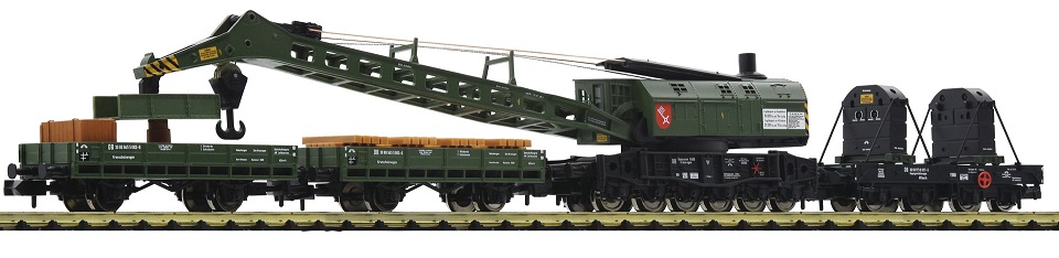 Fleischmann – Tren taller con vagones de intervención, DB, Escala N, Ref: 859902.