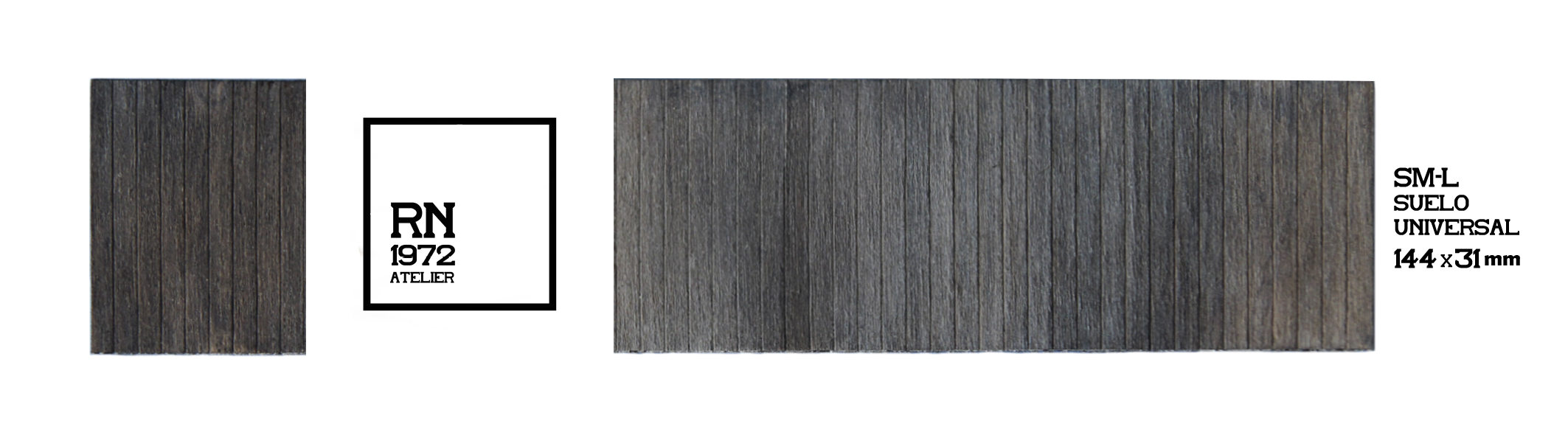 Mabar – Suelo de madera Real y tratada para suelos de vagones 2, Escala H0, Ref: SM-L.